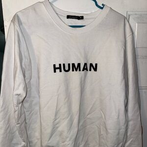 Acapella sweatshirt 'HUMAN' Print